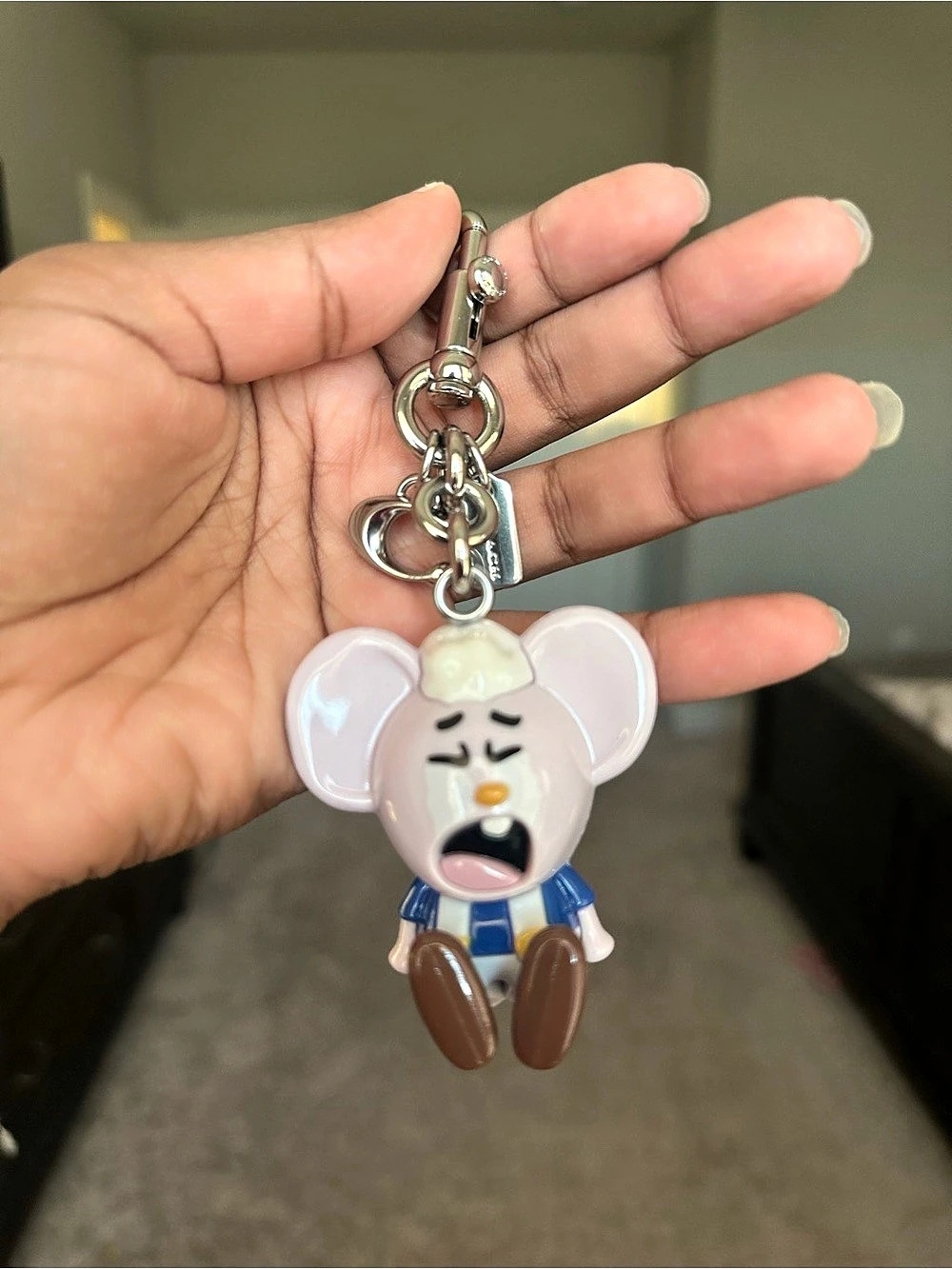 Coach Brain Dead Kachi Mouse Bag Charm NWOT
